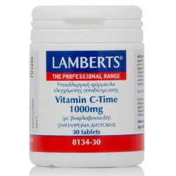 LAMBERTS Vitamin C Time Release 1000mg - 30 Ταμπλέτες