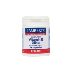 LAMBERTS Natural Form Vitamin E 250iu - 100 Κάψουλες