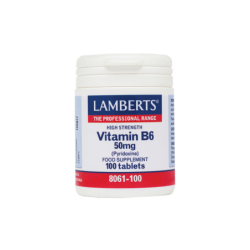 LAMBERTS Vitamin B6 50mg - 100 Ταμπλέτες
