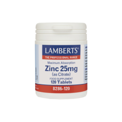 LAMBERTS Zinc 25mg - 120 Ταμπλέτες