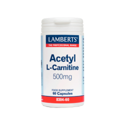 LAMBERTS Acetyl L Carnitine 500mg - 60 Κάψουλες