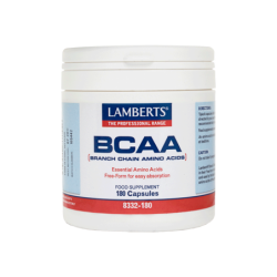 LAMBERTS BCAA – Branch Chain Amino Acids 180 Κάψουλες