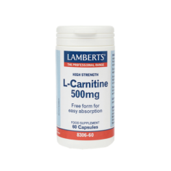 LAMBERTS L-Carnitine 500mg - 60 Κάψουλες