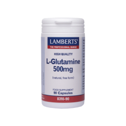 LAMBERTS L-Glutamine 500mg - 90 Κάψουλες