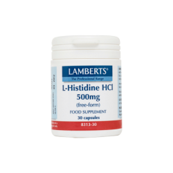 LAMBERTS L-Histidine HCI 500mg - 30 Κάψουλες