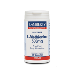 LAMBERTS L-Methionine 500mg - 60 Κάψουλες