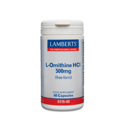 LAMBERTS L-Ornithine 500mg - 60 Κάψουλες