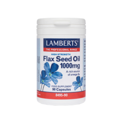 LAMBERTS Flax Seed Oil 1000mg - 90 Κάψουλες