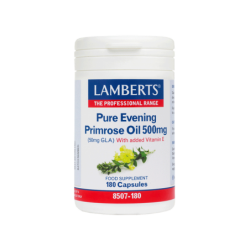 LAMBERTS Pure Evening Primrose Oil 500mg - 180 Κάψουλες