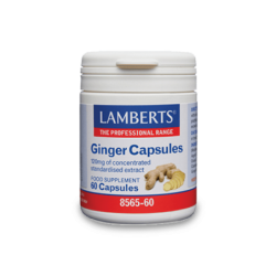 LAMBERTS Ginger Capsules - 60 Κάψουλες