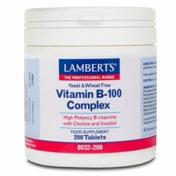LAMBERTS Vitamin B-100 Complex - 200 Ταμπλέτες