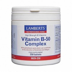 LAMBERTS Vitamin B-50 Complex - 250 Ταμπλέτες