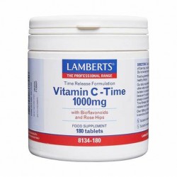 LAMBERTS Vitamin C Time Release 1000mg - 180 Ταμπλέτες