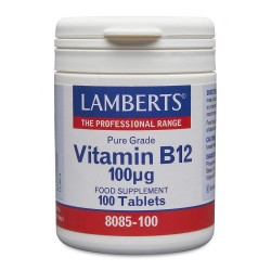 LAMBERTS Vitamin B12 100μg - 100 Ταμπλέτες