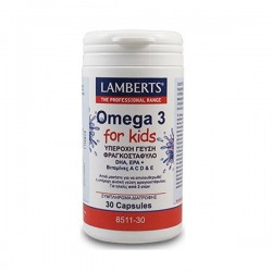 LAMBERTS Omega 3 for Kids – Berry Bursts -30 Κάψουλες