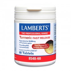 LAMBERTS Turmeric Fast Release - 60 Ταμπλέτες