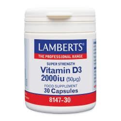 LAMBERTS Vitamin D 2000iu - 30 Κάψουλες