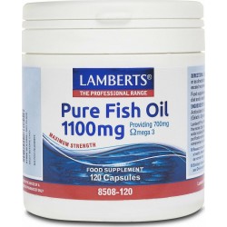 LAMBERTS Pure Fish Oil 1100mg - 120 Κάψουλες