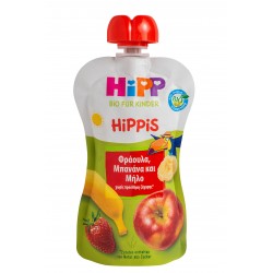 HIPP HIPPis ΦΡΟΥΤΟΠΟΛΤΟΣ ΦΡΑΟΥΛΑ ΜΠΑΝΑΝΑ ΜΗΛΟ -...