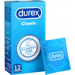 DUREX Προφυλακτικά Ευκολοφόρετα Classic 12 τεμάχια
