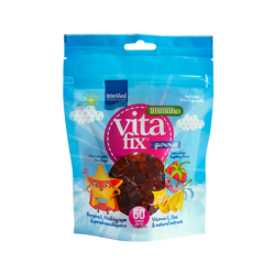 Intermed Vitafix Immuno Gummies Συμπλήρωμα για την Ενίσχυση του Ανοσοποιητικού Raspberry 60 ζελεδάκια σε σακουλάκι
