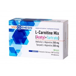 Viogenesis L-Carnitine Mix (Acetyl 350 mg +...
