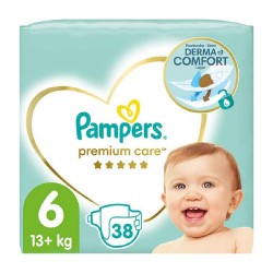 PAMPERS Premium Care No6 (13kg+) 38τμχ