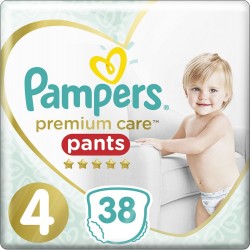 PAMPERS Premium Care Pants No.4 (9-15kg) 38 τμχ