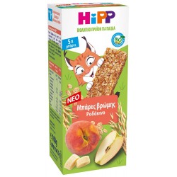 HIPP Βιολογικές Μπάρες Βρώμης με Ροδάκινο για...